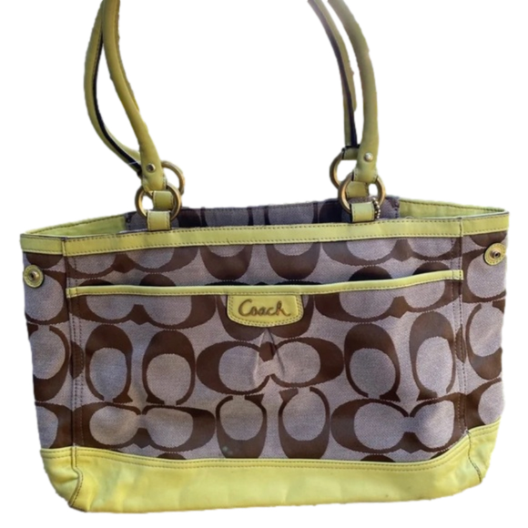 Coach Park Signature Carryall - Picture 1 of 3
